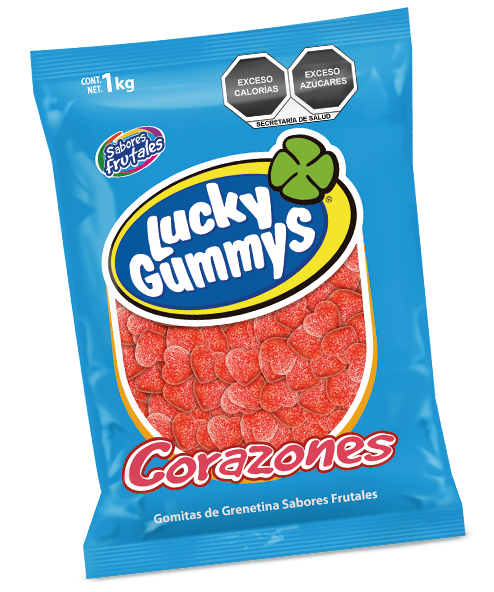 Gomitas Corazones con 1kg.