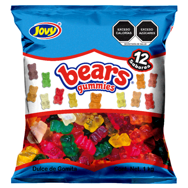 BEARS GUMMIES 12 SABORES con 1kg.