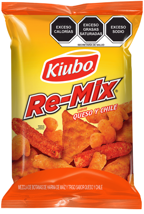 RE-MIX QUESO Y CHILE CAJA con 80 piezas