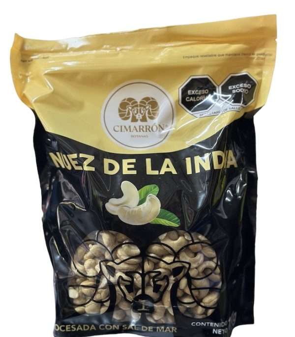 Nuez de la india Tostada y Salada - 1kg - Cimarrón