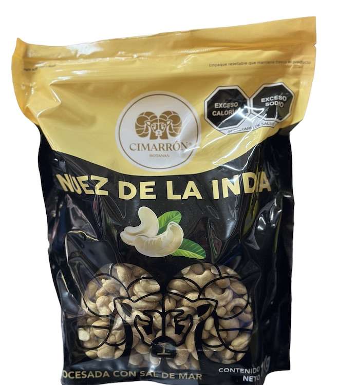 Nuez de la india Tostada y Salada - 1kg - Cimarrón